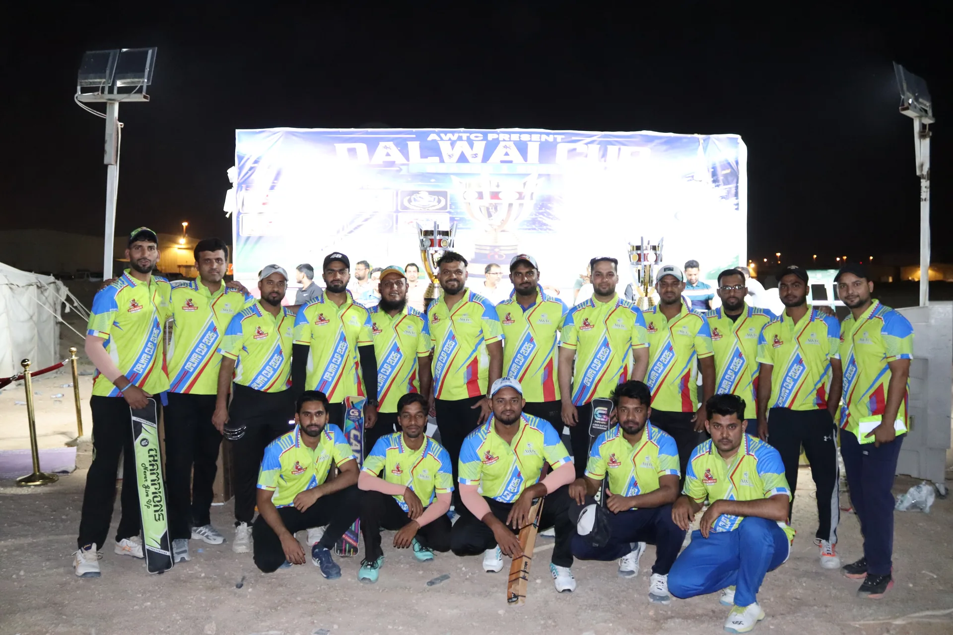 Champion team line-up