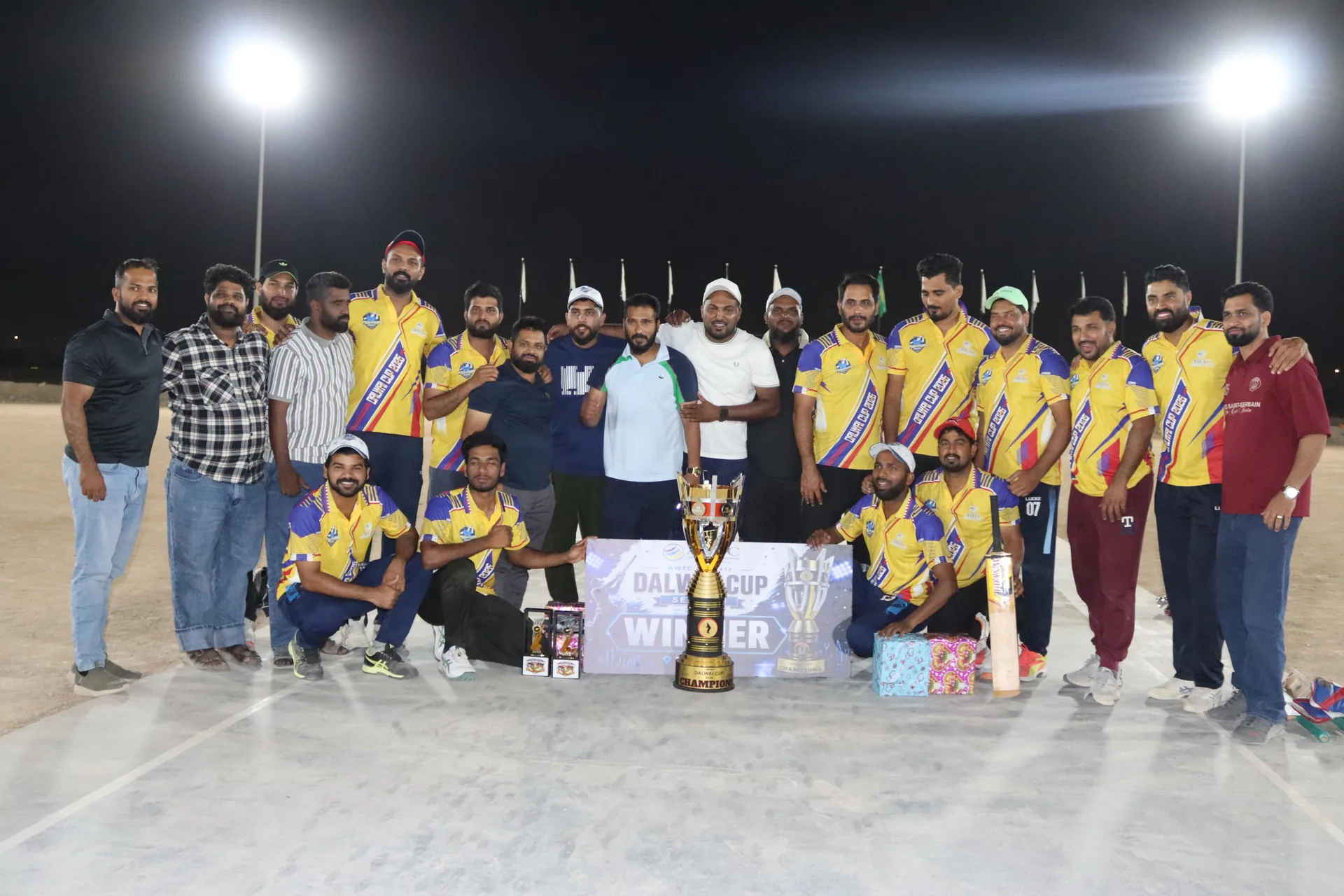 Champion team celebration